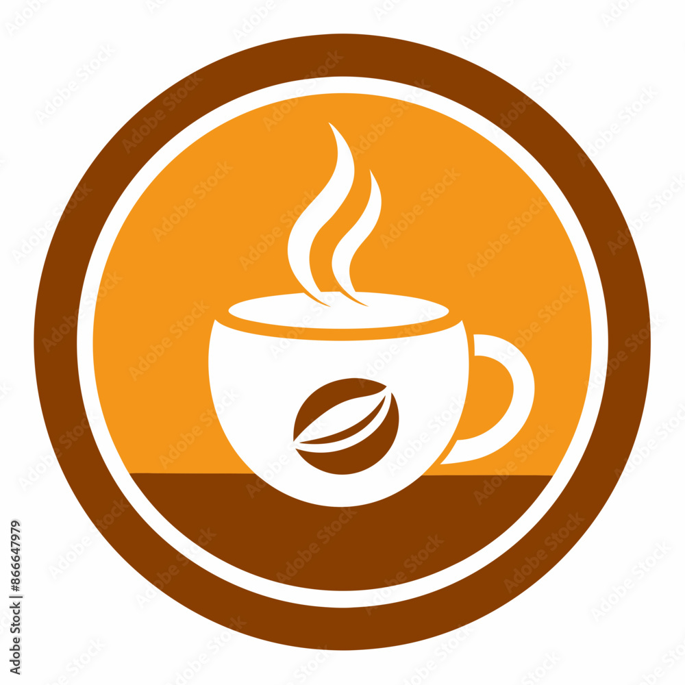       Coffee cup logo icon vector illustration.
