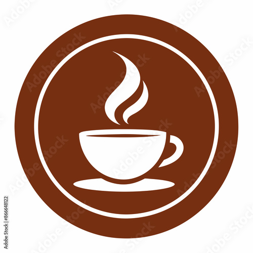       Coffee cup logo icon vector illustration.
