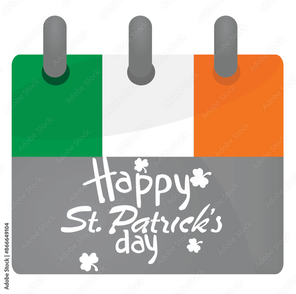 Happy St. Patrick's day card. vector illustration Happy St. Patrick's day card. vector illustration