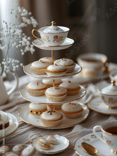 Wallpaper Mural coffee cup on a table Torontodigital.ca