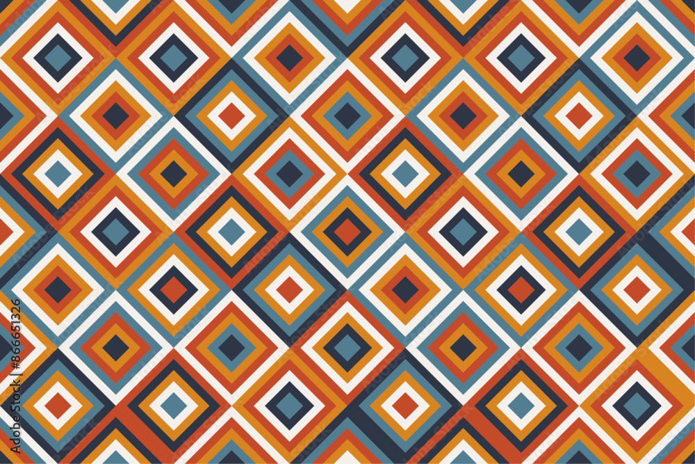 Geometric background in abstract diamond style. Vector diamonds are mosaiced and alternate. Geometric background in abstract diamond style. Vector diamonds are mosaiced and alternate.