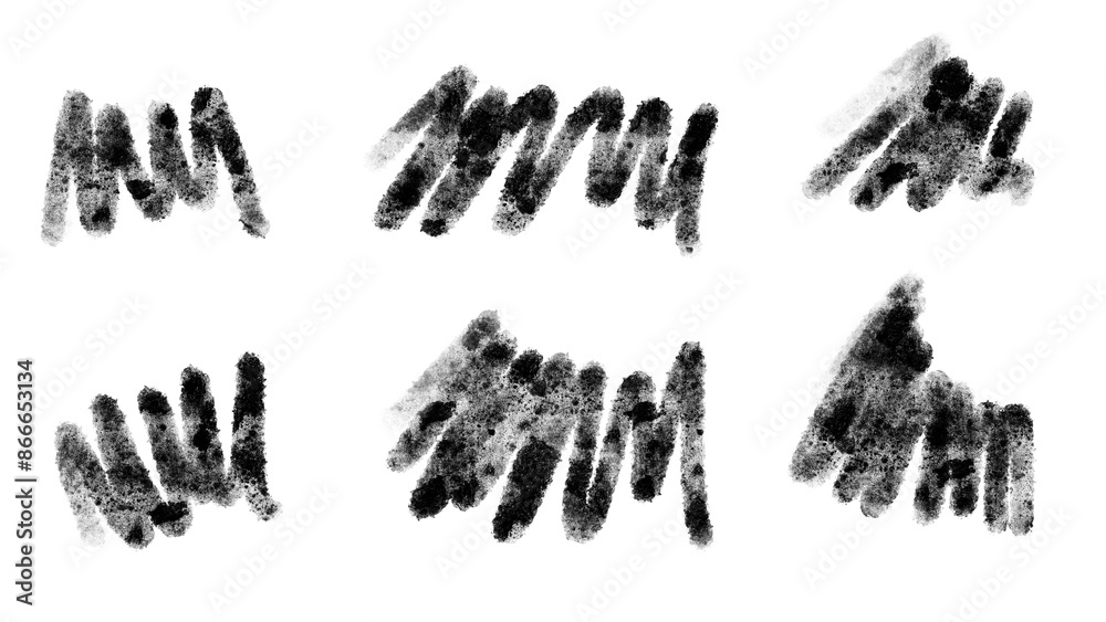set of scribbles transparent png set of scribbles transparent png