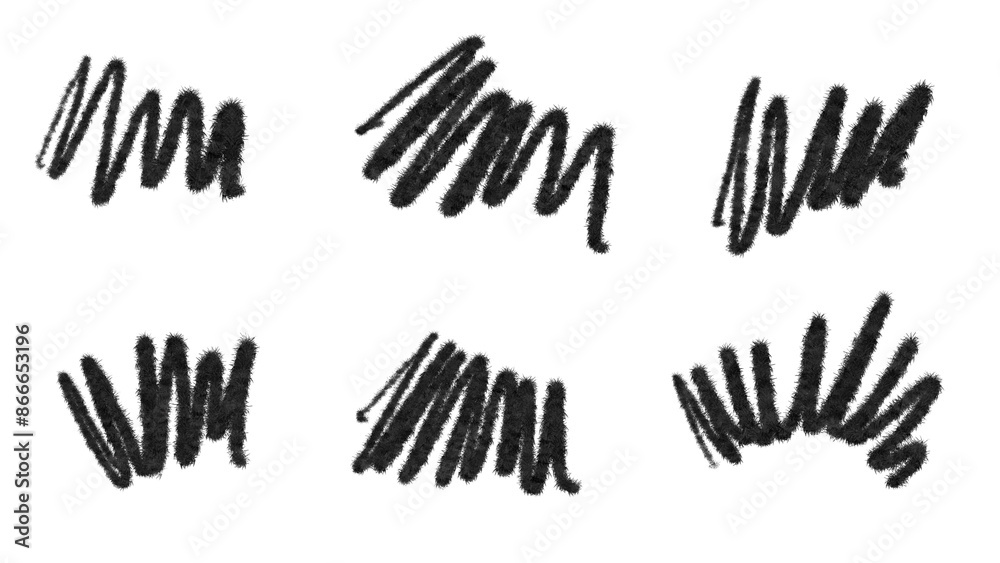 set of scribbles transparent png set of scribbles transparent png