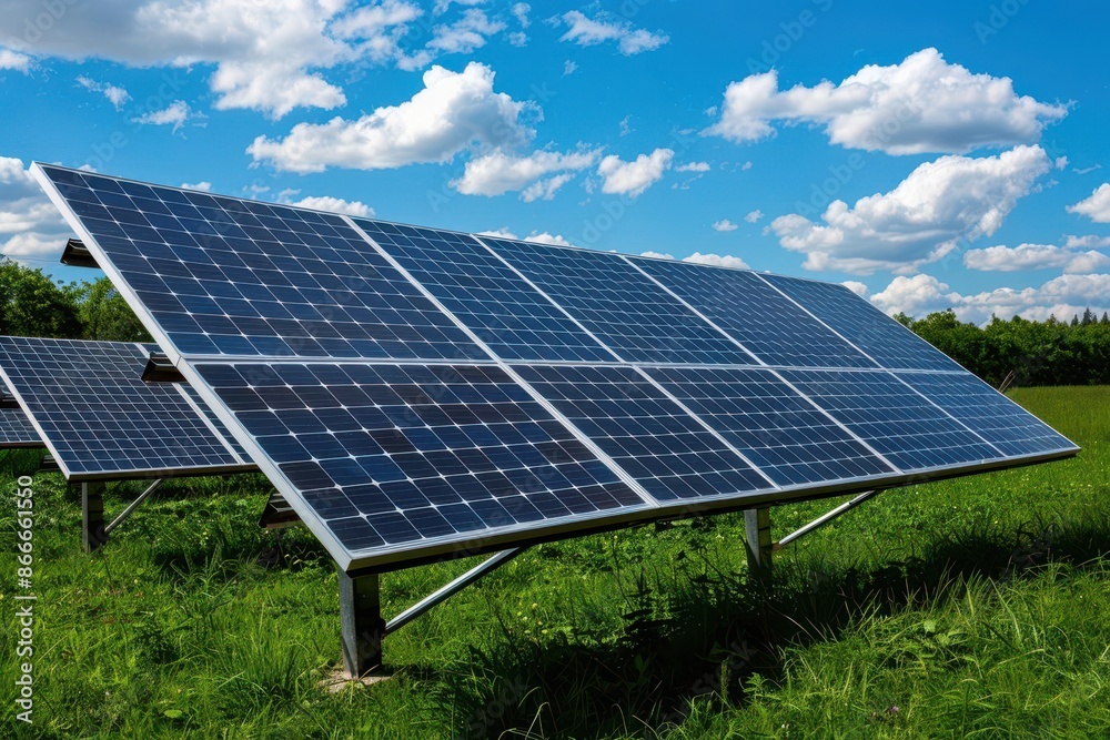 A solar energy plant where nanotechnologycoated panels convert sunlight into energy with unprecedented efficiency ,The images are of high quality and clarity A solar energy plant where nanotechnologycoated panels convert sunlight into energy with unprecedented efficiency ,The images are of high quality and clarity