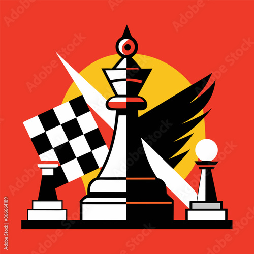 Celebrate International Chess Day with our vector poster template and turn your celebration into a true celebration of strategy.
