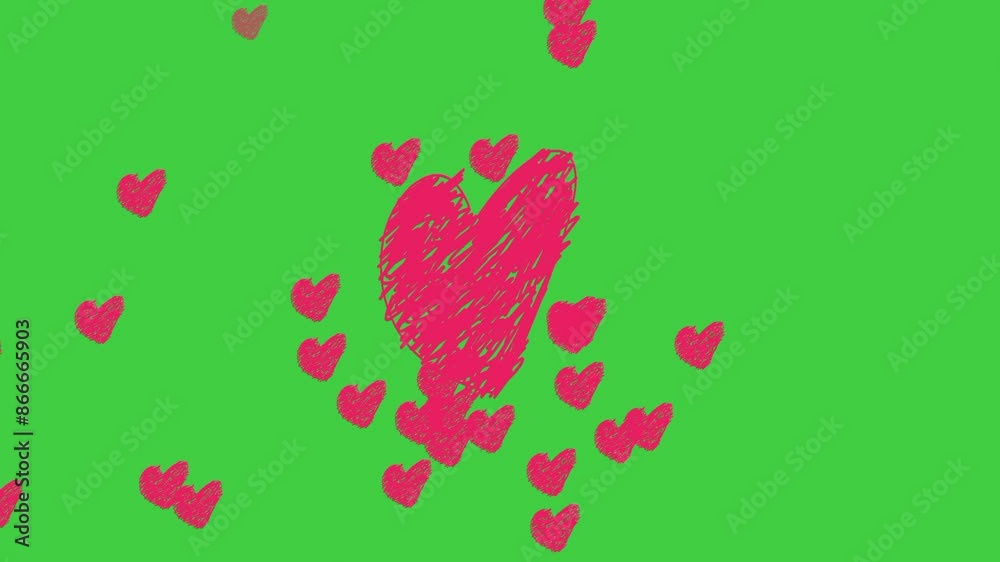 Fall in love on green screen background
Fall in love on green screen background