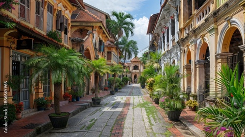 The historic city of George Town, Malaysia, known for its historic colonial architecture  © bvb215