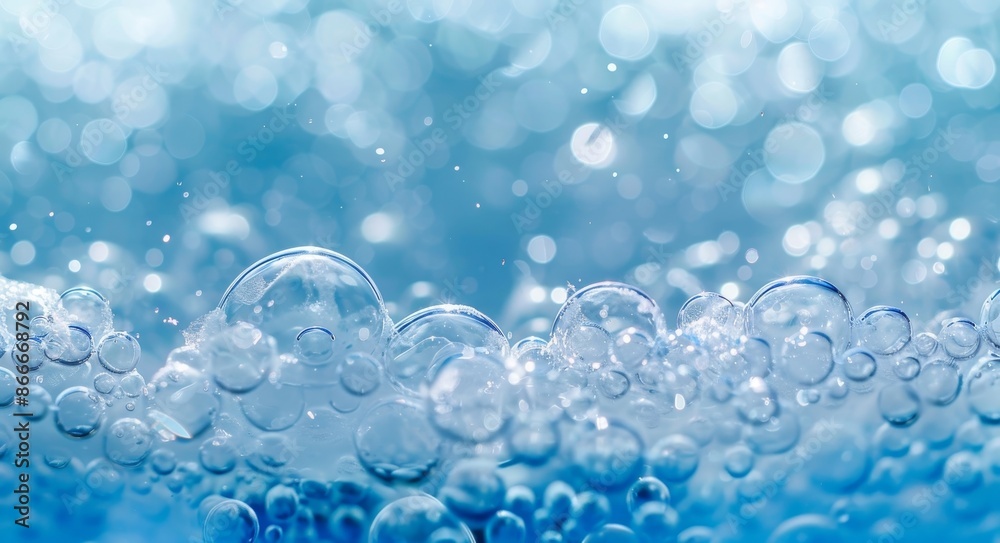 Blue Bubbles Close-up Blue Bubbles Close-up