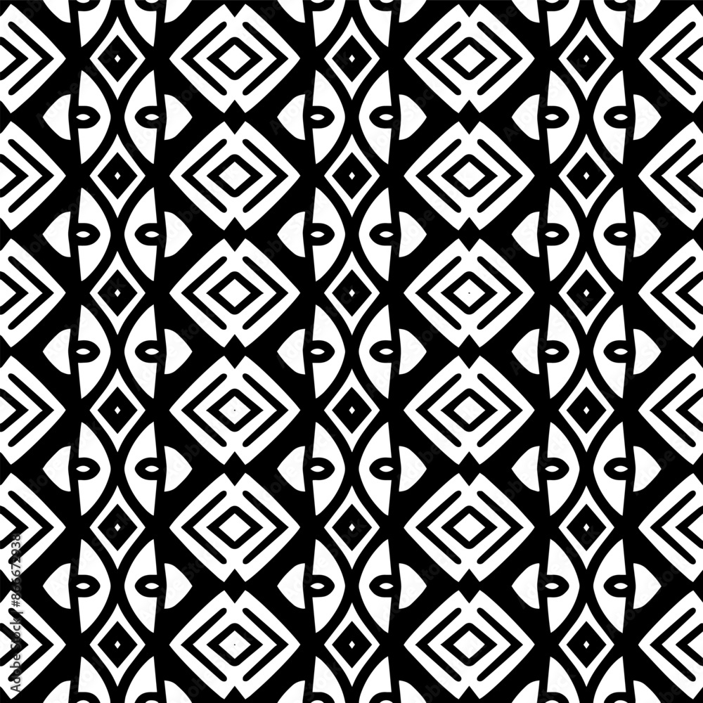 Vector monochrome pattern, Abstract texture for fabric print, card, table cloth, furniture, banner, cover, invitation, decoration, wrapping.seamless repeating pattern.Black and white background. Vector monochrome pattern, Abstract texture for fabric print, card, table cloth, furniture, banner, cover, invitation, decoration, wrapping.seamless repeating pattern.Black and white background.