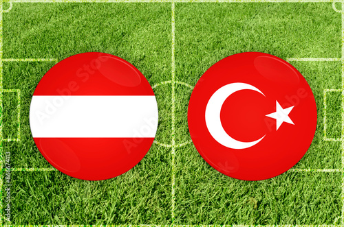 Austria vs Turkey football match