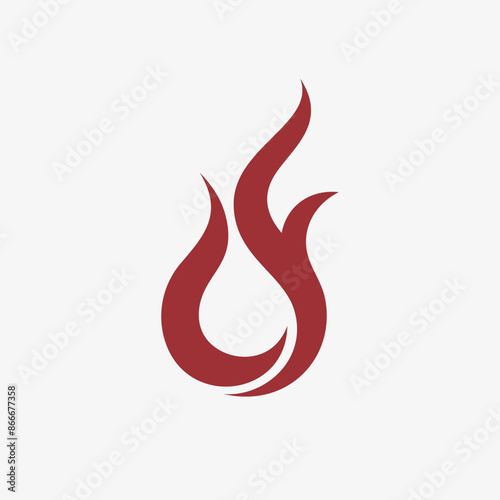 carry fire logo, letter C and F logo