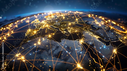 Global Network Connections - Europe and Middle East