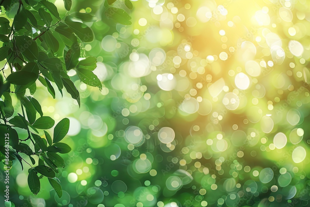 Fototapeta premium Beautiful Nature Bokeh.Blurred background