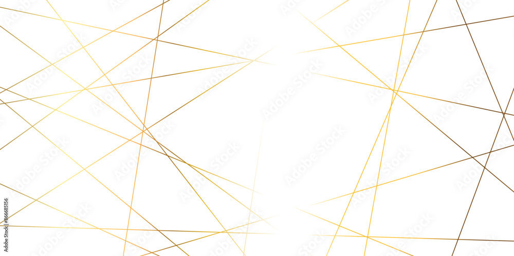 Abstract luxury seamless premium shiny golden random chaotic square and triangle lines on transparent background. Vector, illustration Abstract luxury seamless premium shiny golden random chaotic square and triangle lines on transparent background. Vector, illustration