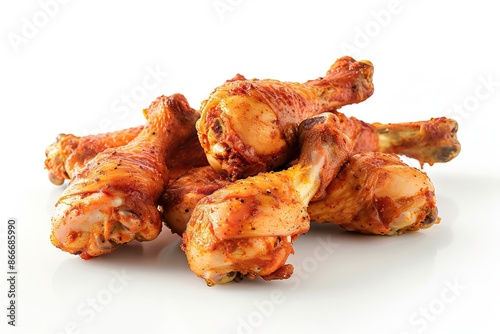 Fresh chicken drumsticks isolated on white © Vibu design  gallery