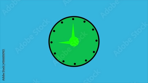 a clock with nice background,animation