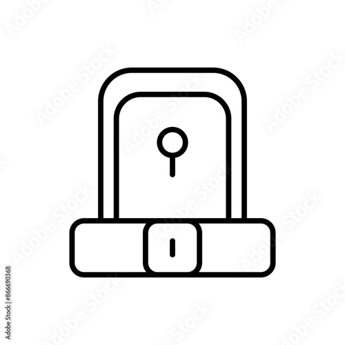 lock line icon