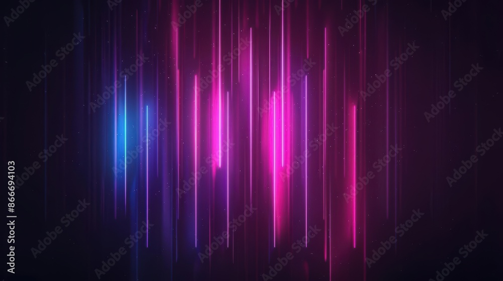 Abstract neon light lines in blue and pink glowing against a dark background, creating a vibrant and futuristic effect. Abstract neon light lines in blue and pink glowing against a dark background, creating a vibrant and futuristic effect.