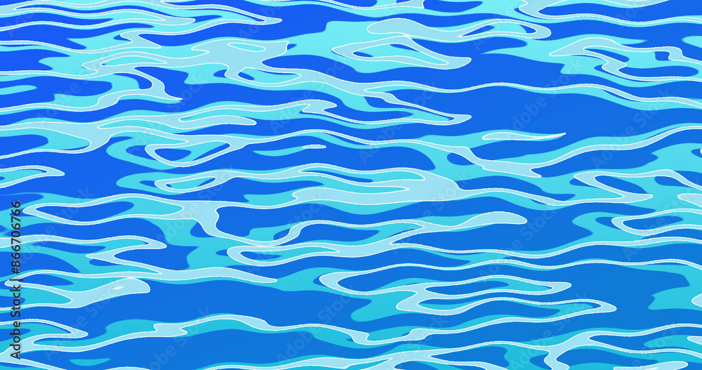 Cartoon water loop. Anime manga style cute elegant cartoon water animation seamless loop background. Water surface sea waves smooth moving lake view overlay. Ocean life ripples fluid aquatic bg Cartoon water loop. Anime manga style cute elegant cartoon water animation seamless loop background. Water surface sea waves smooth moving lake view overlay. Ocean life ripples fluid aquatic bg