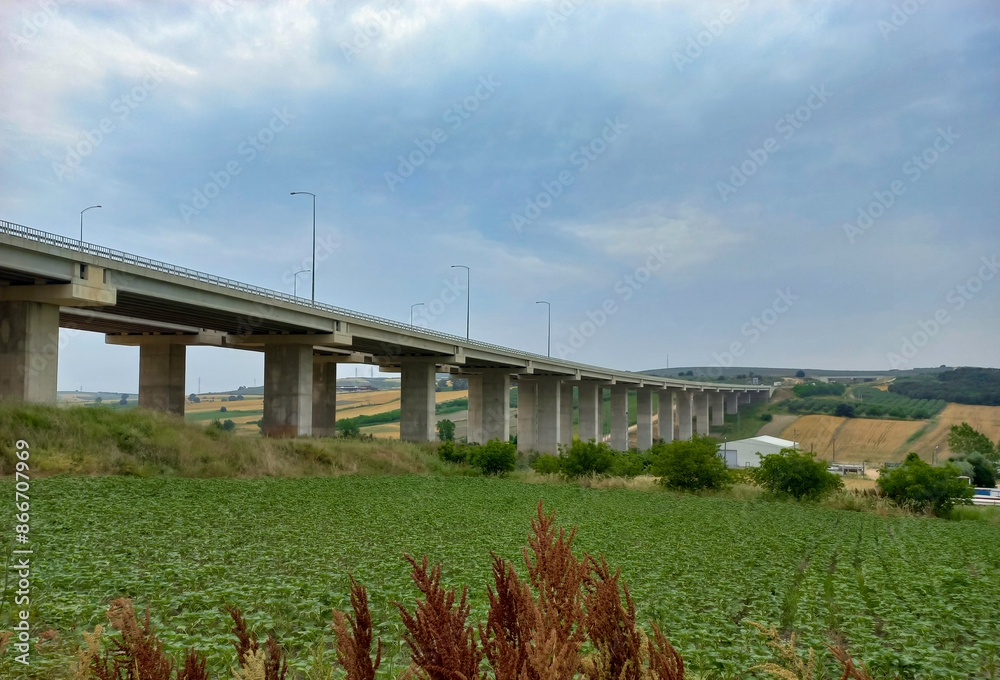 Highway bridge details, viaducts, columns and beams... Highway bridge details, viaducts, columns and beams...