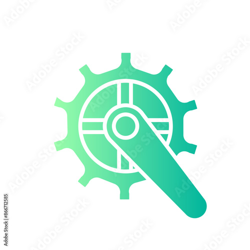 crankset gradient icon