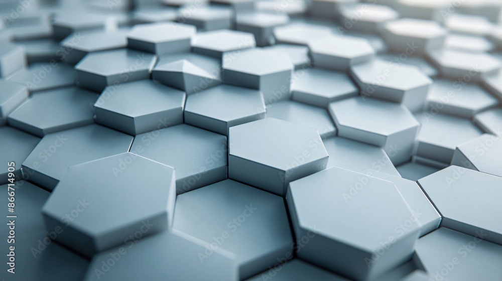 Abstract Geometric 3D Hexagonal Shapes in Minimalistic Grey and White Clean and Professional Background Design Abstract Geometric 3D Hexagonal Shapes in Minimalistic Grey and White Clean and Professional Background Design