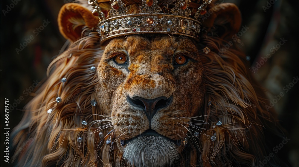 Lion with a King Crown: Jesus, the Lion of Judah Lion with a King Crown: Jesus, the Lion of Judah