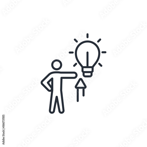 know how icon. vector.Editable stroke.linear style sign for use web design,logo.Symbol illustration.