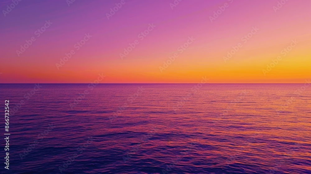 Colorful gradients paint the sky at sunset, featuring vibrant shades of purple, orange, and yellow over a tranquil sea horizon. Colorful gradients paint the sky at sunset, featuring vibrant shades of purple, orange, and yellow over a tranquil sea horizon.