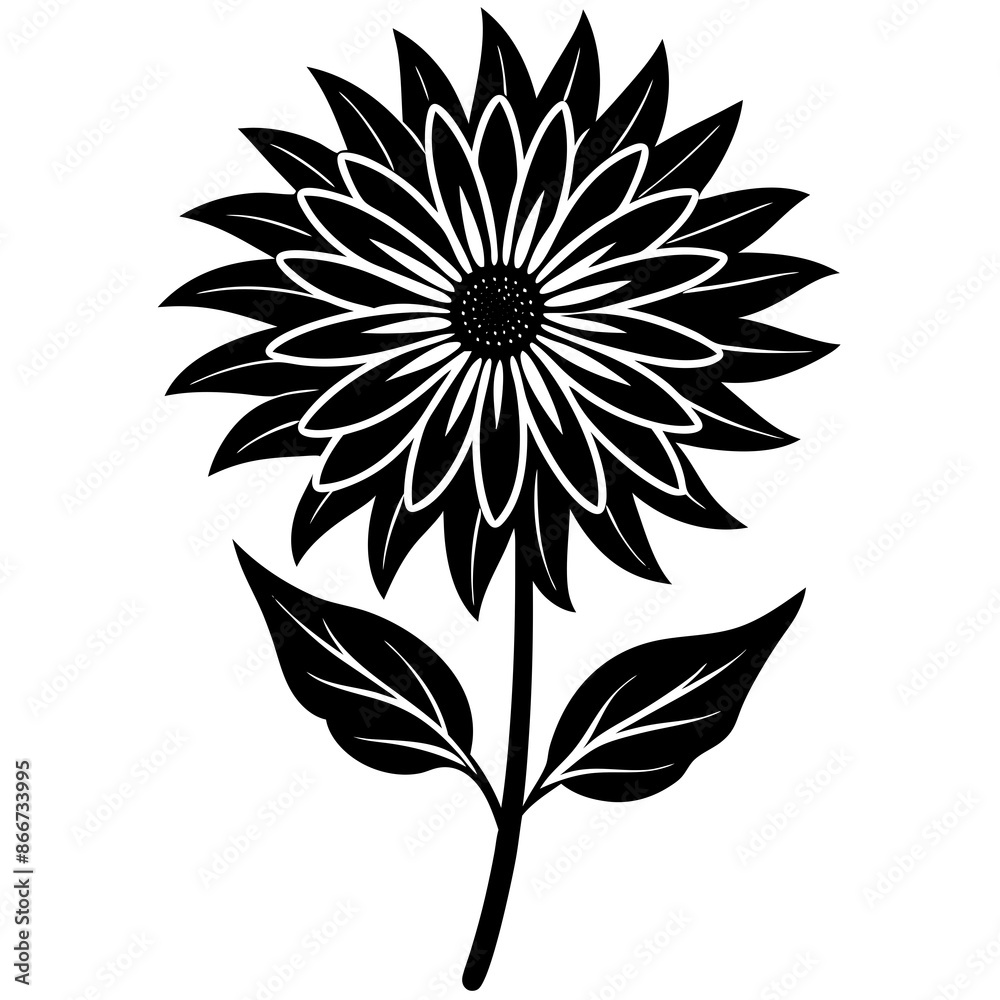 Aster vector illustration