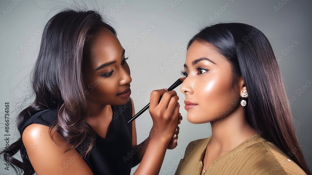 Makeup Lesson Session: Teaching Client the Art of Makeup Application Makeup Lesson Session: Teaching Client the Art of Makeup Application