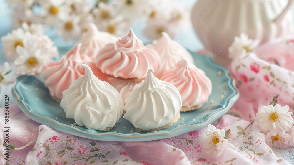 pastel-colored tea party complete with marshmallows pastel-colored tea party complete with marshmallows