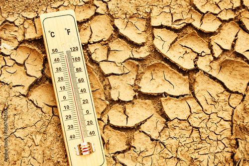 Slika na platnu Climate change concept