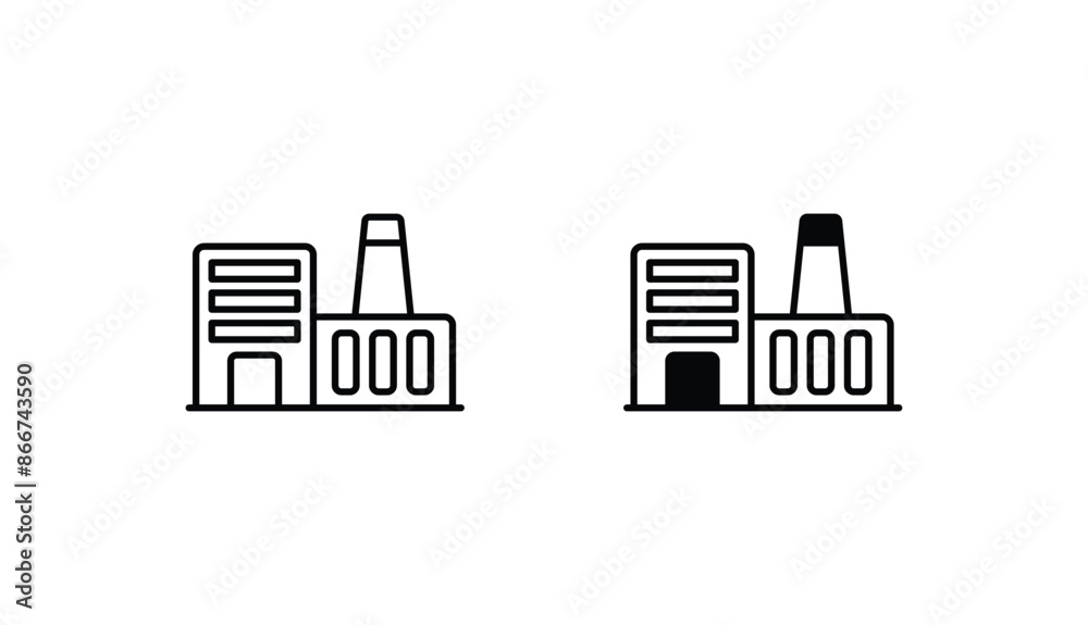 Industry icon design with white background stock illustration Industry icon design with white background stock illustration