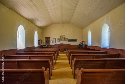 Interior of an old country church