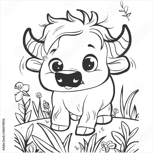 Cute Animal coloring book With kdp