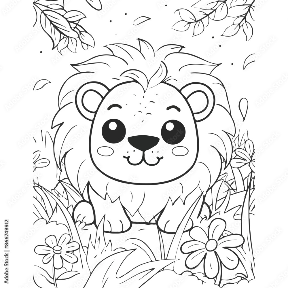 Cute Animal coloring book With kdp Cute Animal coloring book With kdp