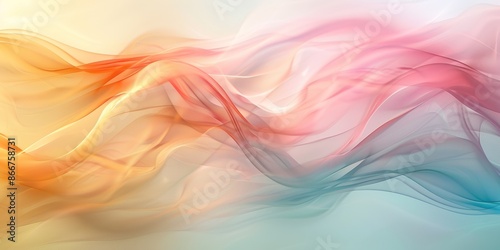 Produce a visual of a smooth gradient of light colors, creating an abstract and ethereal effect