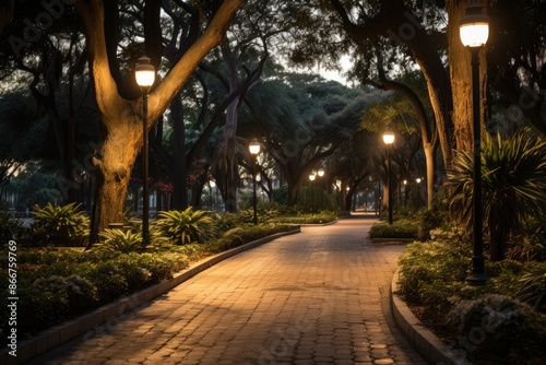 Tel Aviv, Israel, Yarkon Park (Yarkon Park), a large urban park., generative IA photo