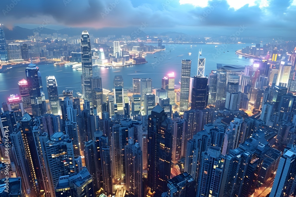 Stunning Skyline Views of Modern Skyscrapers Stunning Skyline Views of Modern Skyscrapers