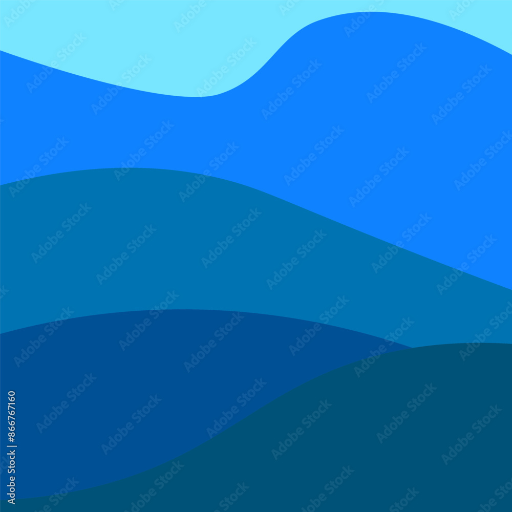 Abstract blue waves. Gradient ocean pattern. Fluid dynamic design. Vector background. Abstract blue waves. Gradient ocean pattern. Fluid dynamic design. Vector background.