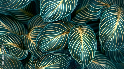 Abstract natural tropical plant background Selective focus