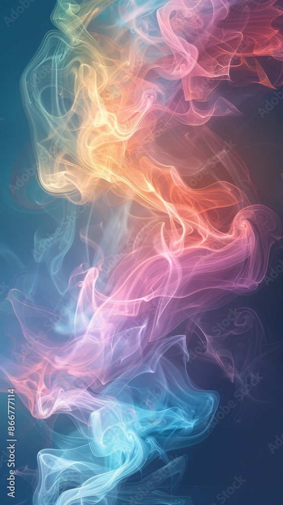 Create an abstract image with a soft gradient of pastel colors, giving a dreamy and ethereal effect Create an abstract image with a soft gradient of pastel colors, giving a dreamy and ethereal effect