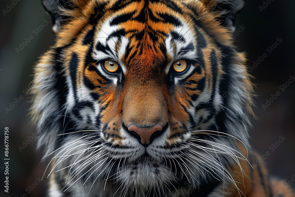 photo portrait de tigre, gros plan, plan serré, regardant, fauve, majestueux, sauvage, nature, photo portrait de tigre, gros plan, plan serré, regardant, fauve, majestueux, sauvage, nature,