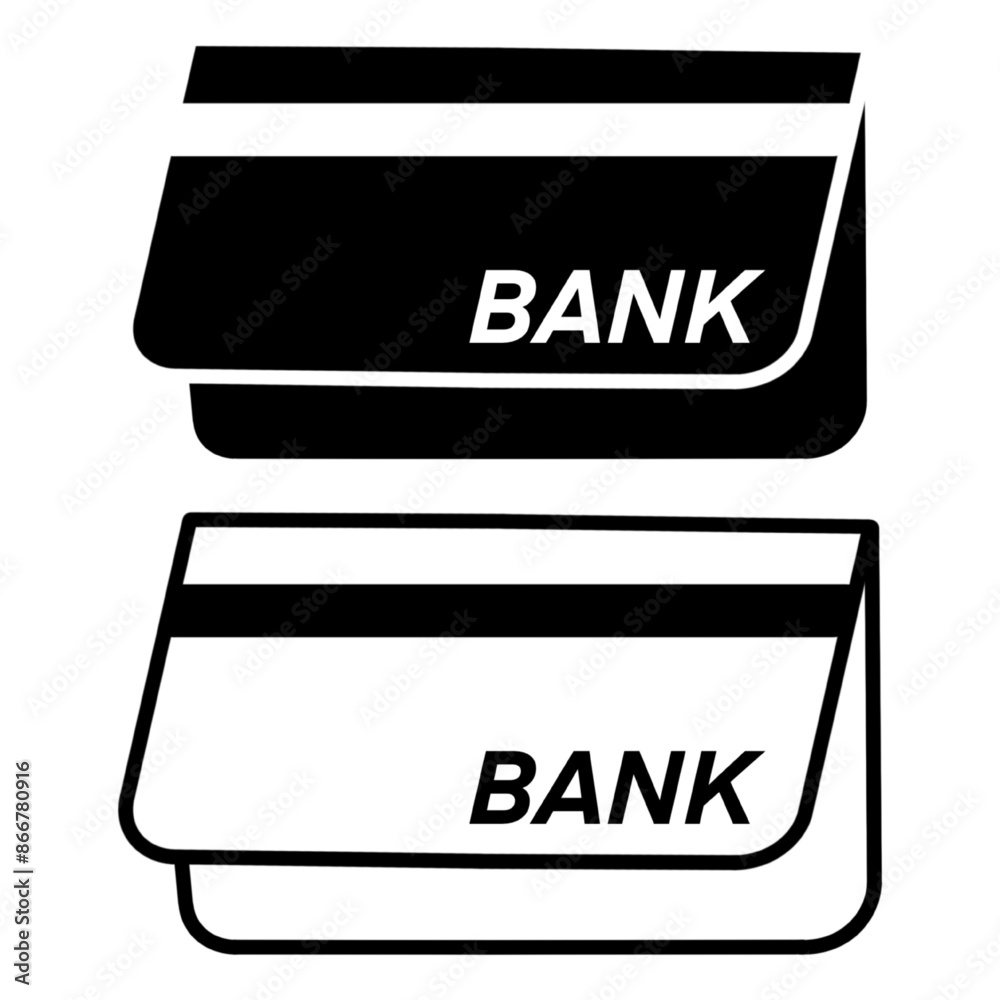 Simple flat style bank account icon illustration, illustration, logo sign symbol pictogram template, for ui or ux isolated on white for mobile app, editable Simple flat style bank account icon illustration, illustration, logo sign symbol pictogram template, for ui or ux isolated on white for mobile app, editable