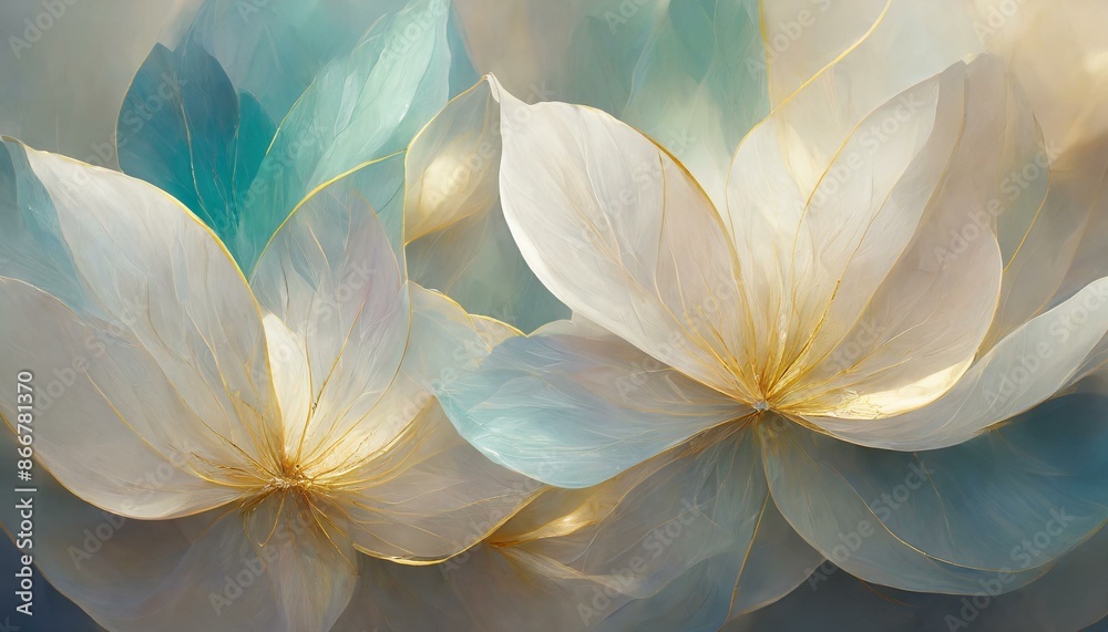 Abstract flowers beautiful decorative wallpaper Abstract flowers beautiful decorative wallpaper