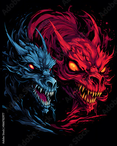 Skull and Dragon lurked in the shadows