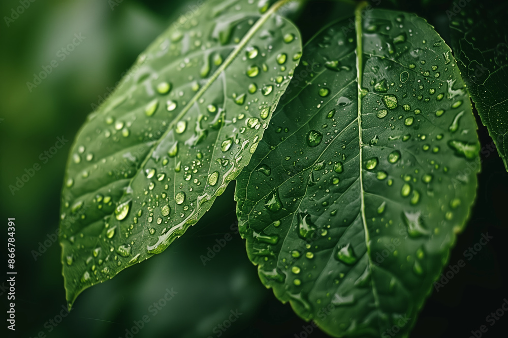Close-up photo of green tree leaves. Juicy greenery, summer, nature Close-up photo of green tree leaves. Juicy greenery, summer, nature