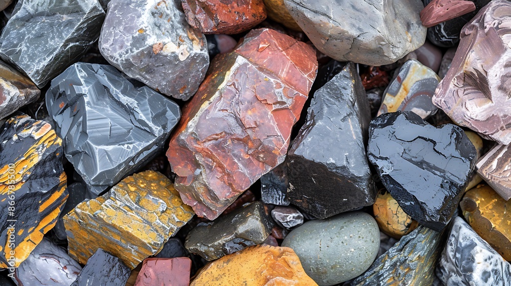 Educational chart showing the major types of rocks igneous sedimentary ...