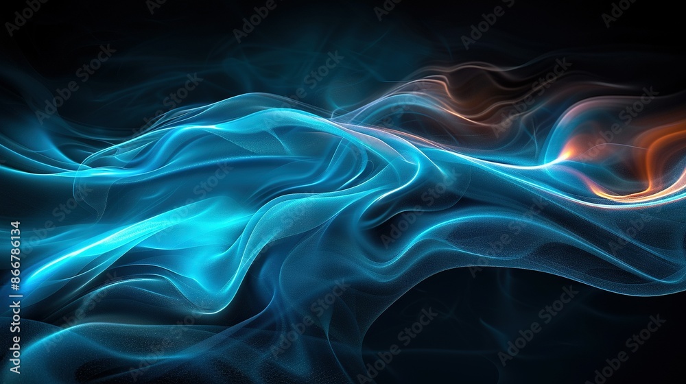 A tri-colored background with a wavy design on both the top and bottom edges of the image A tri-colored background with a wavy design on both the top and bottom edges of the image